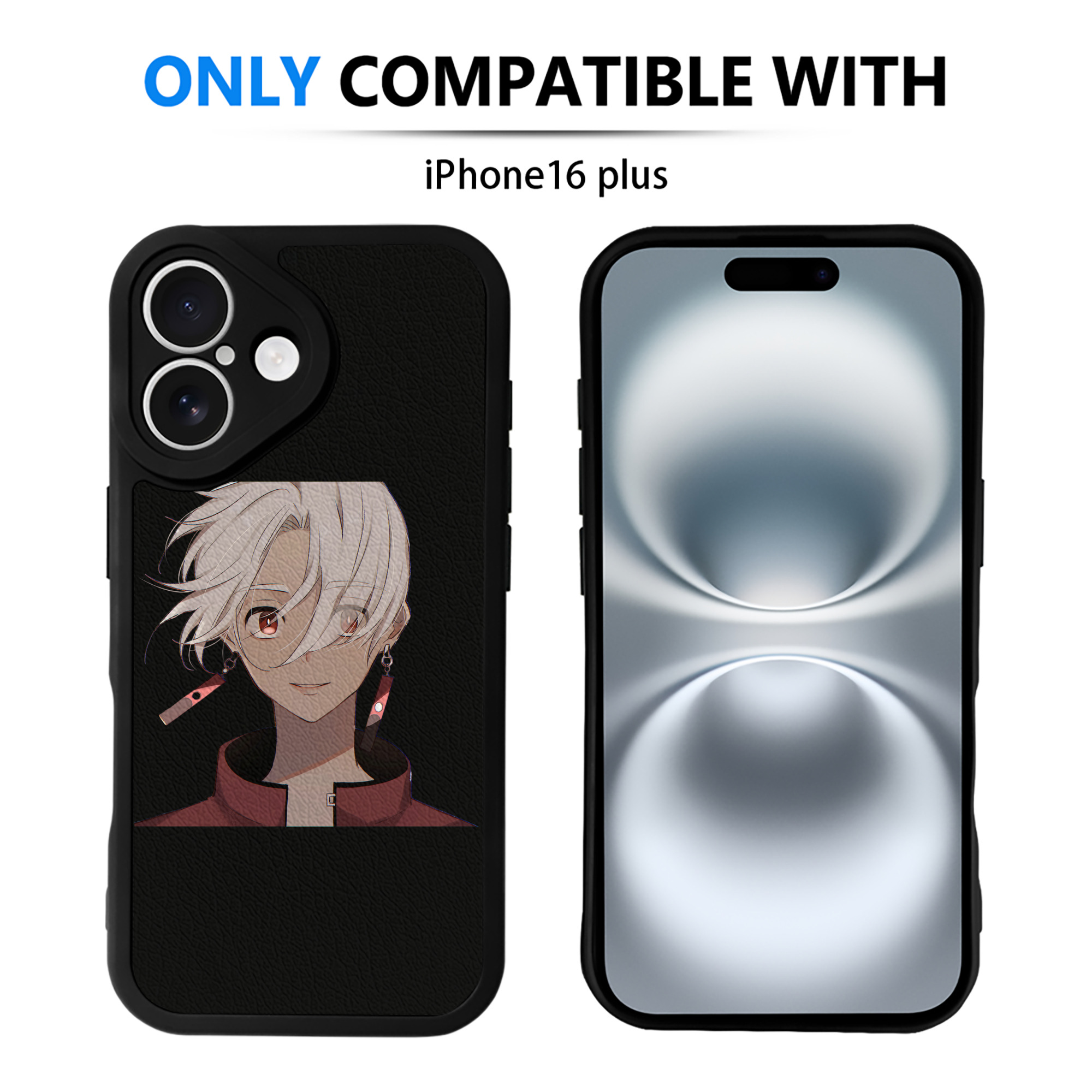（画像用） 東京リベンジャーズ Tokyo Revengers 【iPhone 16シリーズ対応】シリコンスマホケース（レザー調） 材質：シリコン